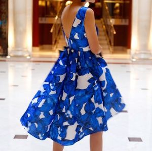 High Low Full Skirt Cocktail Dress